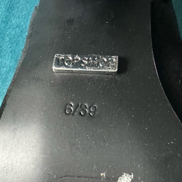 Topshop Goji Slingback Mule Black Suede - Size 39 - Picture 2 of 9
